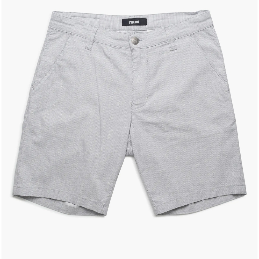 MAVI MENS Light Gray Flat Front Shorts - Picture 2 of 15